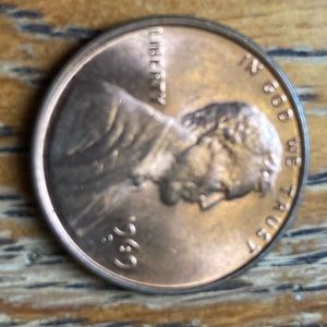 1969D floating roof, no initials. Penny is red and in great shape